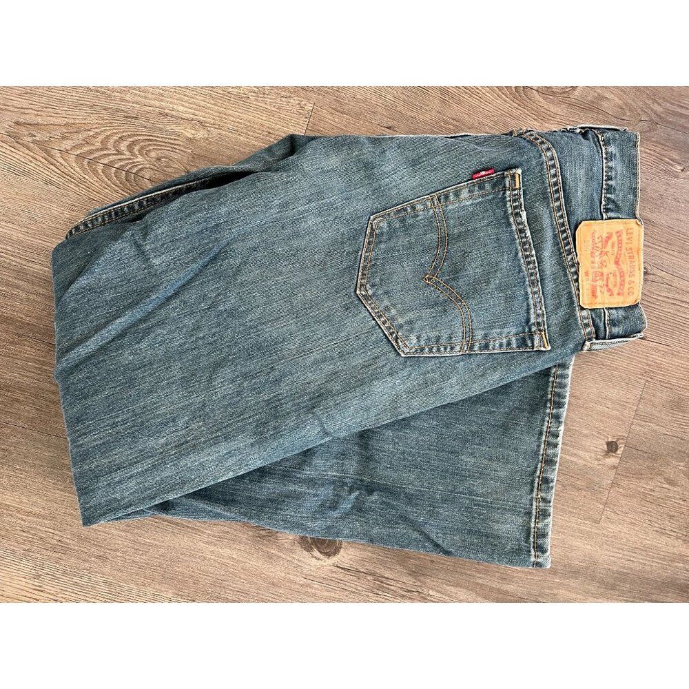 Mens Levis 559 Jeans 32x29 Relaxed Straight Leg Medium Wash Denim Pants 5 pocket - Picture 16 of 16